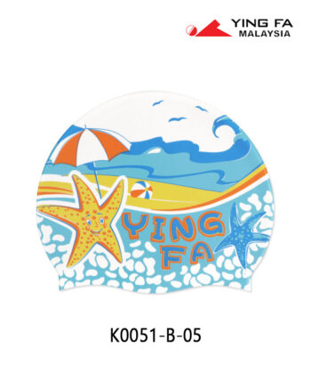 YingFa Cartoon Print Kids Swimming Cap K0051-B-05 | YingFa Ventures Malaysia
