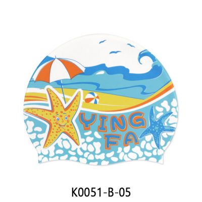 YingFa Cartoon Print Kids Swimming Cap K0051-B-05 | YingFa Ventures Malaysia