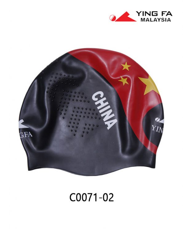 YingFa China Print Swimming Cap C0071-02 | YingFa Ventures Malaysia