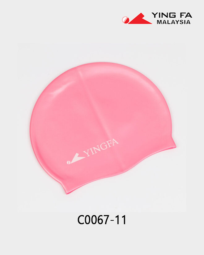 NEW NWT YINGFA SILICONE PURE COLOR HIGH-QUALITY SWIMMING CAP ADULTS AND CHILDREN 