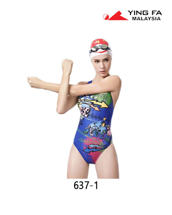 YingFa Female 637-1 Race-Skin Performance Swimsuit 2019 | YingFa Ventures Malaysia